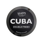 43mg CUBA Black Nicotine Pouches - 25 Pouches - Flavour: Double Fresh