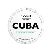 16mg CUBA White Nicotine Pouches - 25 Pouches - Flavour: Ice Spearmint