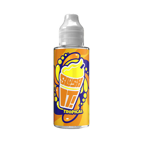 Slush It! 100ml Shortfills 0mg (70VG-30PG) - Flavour: Blue Raspberry Bubblegum