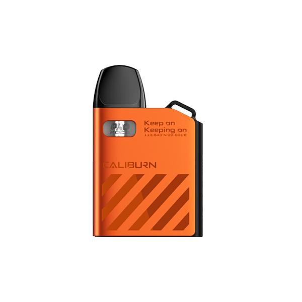 UWELL Caliburn AK2 Pod Kit - Color: Neon Orange - SilverbackCBD