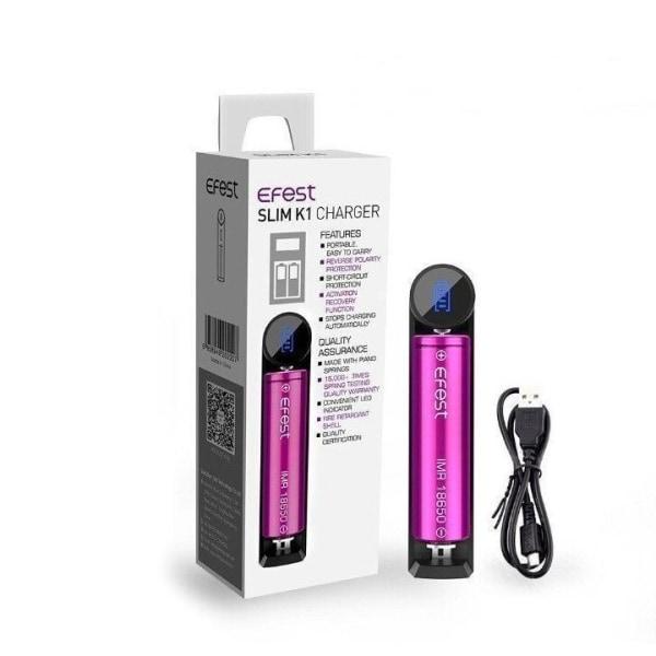 Efest Slim K1 Charger - SilverbackCBD
