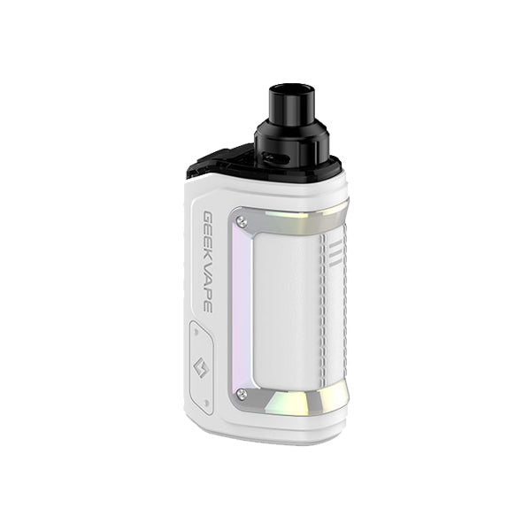 Geekvape Aegis Hero 2 H45 Kit - Color: White - SilverbackCBD