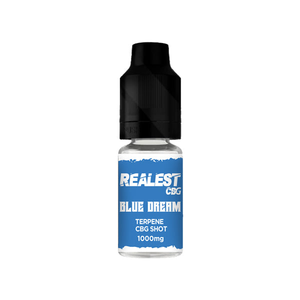 Realest CBD 1000mg Terpene Infused CBG Booster Shot 10ml (BUY 1 GET 1 FREE) - Flavour: Super Lemon Haze - SilverbackCBD