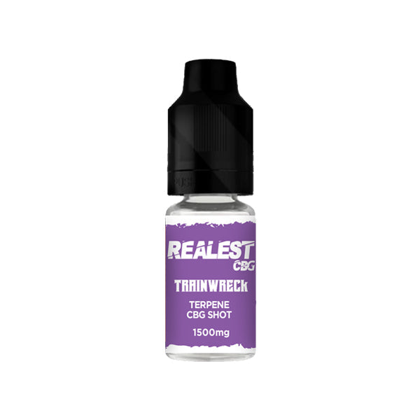 Realest CBD 1500mg Terpene Infused CBG Booster Shot 10ml (BUY 1 GET 1 FREE) - Flavour: Grapefruit Diesel - SilverbackCBD