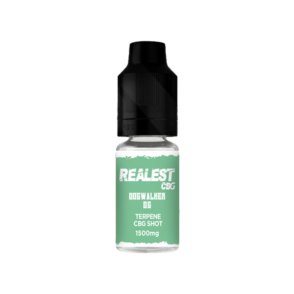 Realest CBD 1500mg Terpene Infused CBG Booster Shot 10ml (BUY 1 GET 1 FREE) - Flavour: Grapefruit Diesel - SilverbackCBD