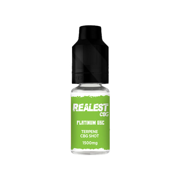 Realest CBD 1500mg Terpene Infused CBG Booster Shot 10ml (BUY 1 GET 1 FREE) - Flavour: Grapefruit Diesel - SilverbackCBD
