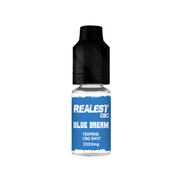 Realest CBD 2000mg Terpene Infused CBG Booster Shot 10ml (BUY 1 GET 1 FREE) - Flavour: Trainwreck - SilverbackCBD