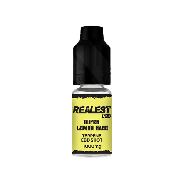 Realest CBD 1000mg Terpene Infused CBD Booster Shot 10ml (BUY 1 GET 1 FREE) - Flavour: Platinum GSC - SilverbackCBD