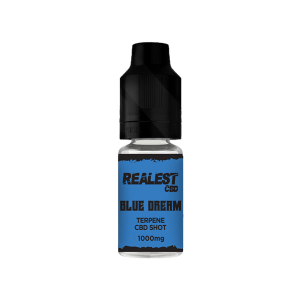 Realest CBD 1000mg Terpene Infused CBD Booster Shot 10ml (BUY 1 GET 1 FREE) - Flavour: Platinum GSC - SilverbackCBD