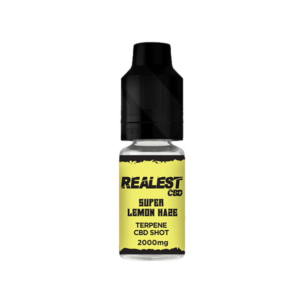 Realest CBD 2000mg Terpene Infused CBD Booster Shot 10ml (BUY 1 GET 1 FREE) - Flavour: Grapefruit Diesel - SilverbackCBD