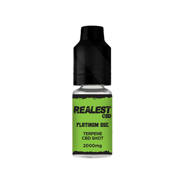 Realest CBD 2000mg Terpene Infused CBD Booster Shot 10ml (BUY 1 GET 1 FREE) - Flavour: Grapefruit Diesel - SilverbackCBD