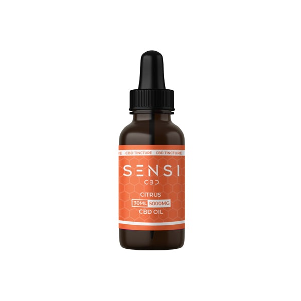Sensi CBD 5000mg CBD Broad-Spectrum Tinture Oil 30ml (BUY 1 GET 1 FREE) - Flavour: Orange - SilverbackCBD