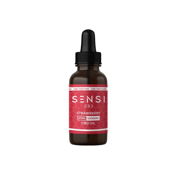 Sensi CBD 5000mg CBD Broad-Spectrum Tinture Oil 30ml (BUY 1 GET 1 FREE) - Flavour: Orange - SilverbackCBD