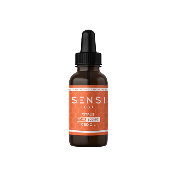 Sensi CBD 500mg CBD Broad-Spectrum Tinture Oil 30ml (BUY 1 GET 1 FREE) - Flavour: Peppermint - SilverbackCBD