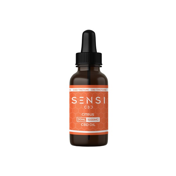 Sensi CBD 1500mg CBD Tinture Oil 30ml (BUY 1 GET 1 FREE) - Falvours: Citrus - SilverbackCBD