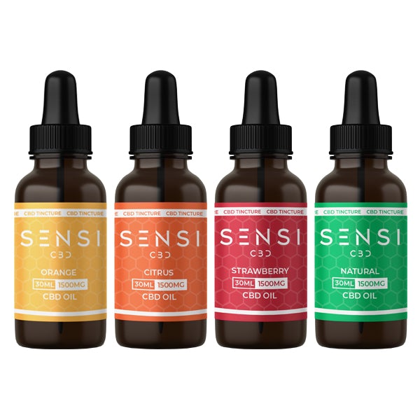 Sensi CBD 1500mg CBD Tinture Oil 30ml (BUY 1 GET 1 FREE) - Falvours: Citrus - SilverbackCBD