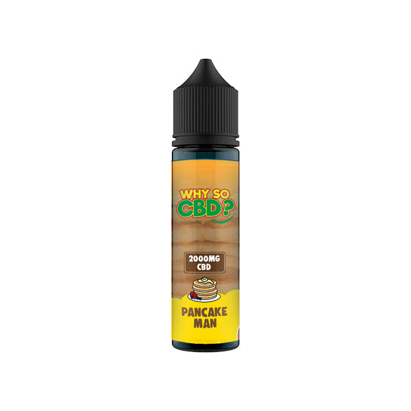 Why So CBD? 2000mg Full Spectrum CBD E-liquid 60ml - Flavour: Jammy Strawberries