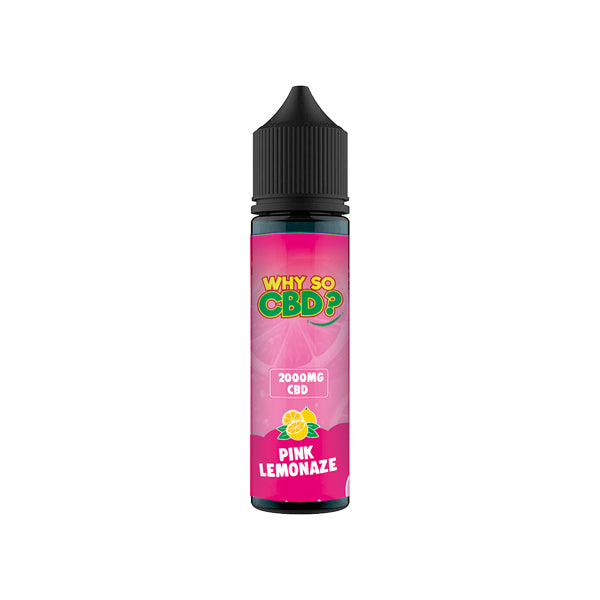Why So CBD? 2000mg Full Spectrum CBD E-liquid 60ml - Flavour: Jammy Strawberries