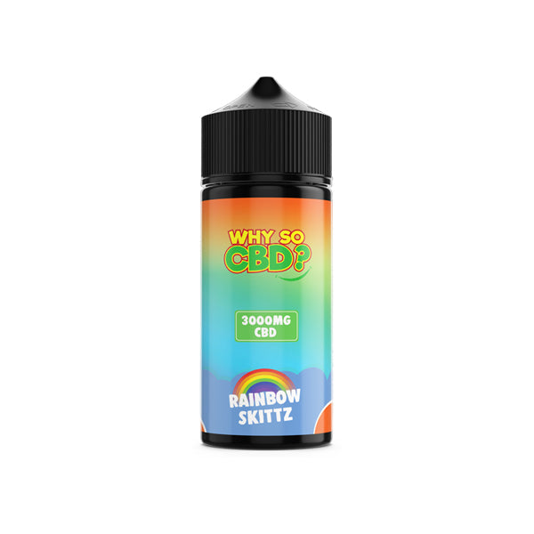 Why So CBD? 3000mg Full Spectrum CBD E-liquid 120ml - Flavour: Blueberry Cheesecake - SilverbackCBD