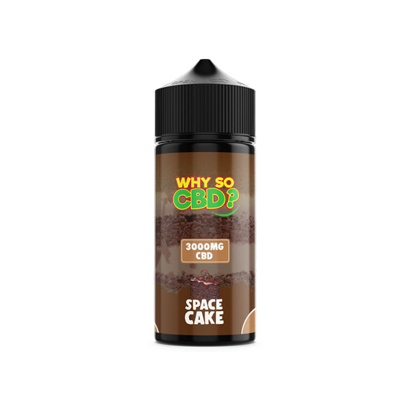 Why So CBD? 3000mg Full Spectrum CBD E-liquid 120ml - Flavour: Blue Slushy - SilverbackCBD