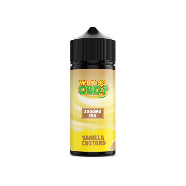 Why So CBD? 3000mg Full Spectrum CBD E-liquid 120ml - Flavour: Blue Slushy - SilverbackCBD