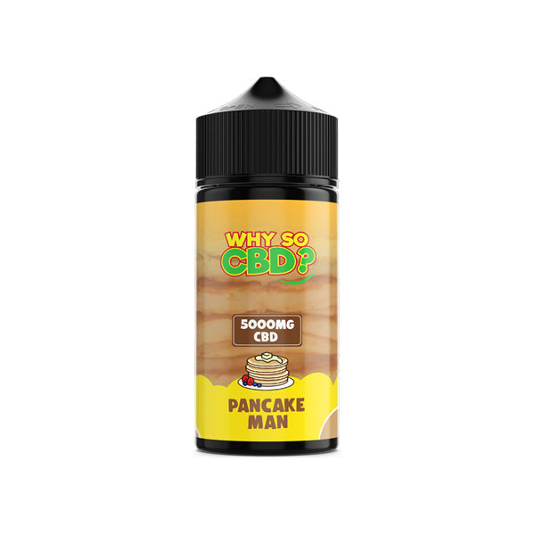 Why So CBD? 5000mg Full Spectrum CBD E-liquid 120ml - Flavour: Agent Apple - SilverbackCBD