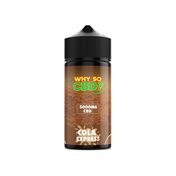 Why So CBD? 5000mg Full Spectrum CBD E-liquid 120ml - Flavour: Agent Apple - SilverbackCBD