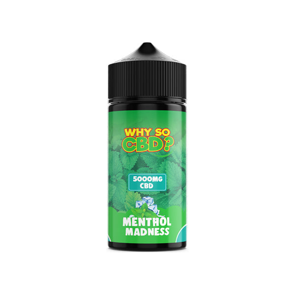 Why So CBD? 5000mg Full Spectrum CBD E-liquid 120ml - Flavour: Agent Apple - SilverbackCBD