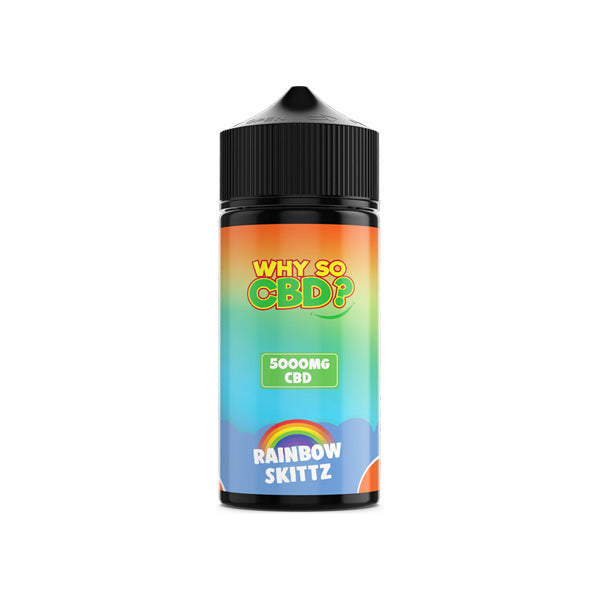 Why So CBD? 5000mg Full Spectrum CBD E-liquid 120ml - Flavour: Agent Apple - SilverbackCBD