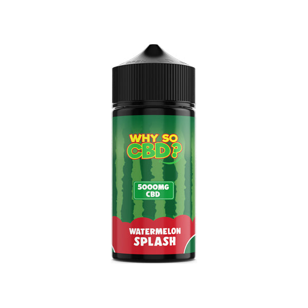 Why So CBD? 5000mg Full Spectrum CBD E-liquid 120ml - Flavour: Agent Apple - SilverbackCBD