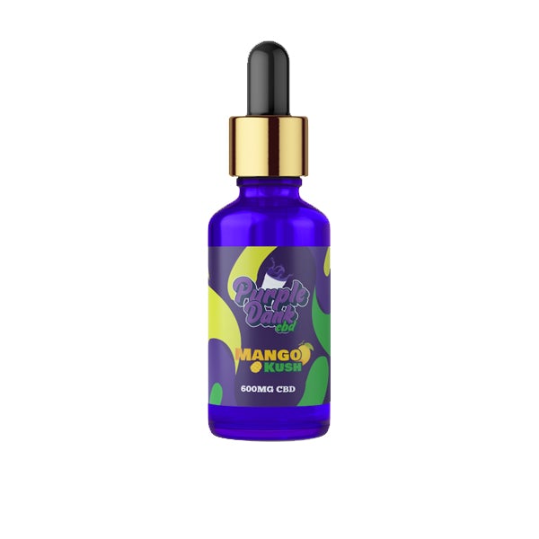 Purple Dank CBD Flavoured CBD Oil 600mg CBD Oil 30ml (BUY 1 GET 1 FREE) - Flavour: Thin Mint - SilverbackCBD