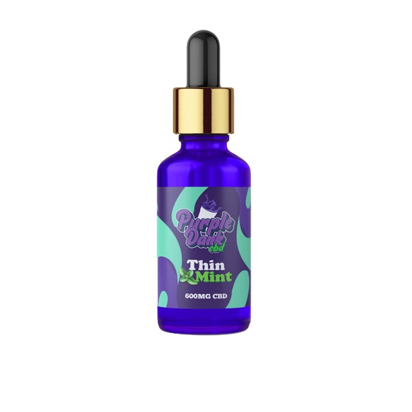 Purple Dank CBD Flavoured CBD Oil 600mg CBD Oil 30ml (BUY 1 GET 1 FREE) - Flavour: Thin Mint - SilverbackCBD