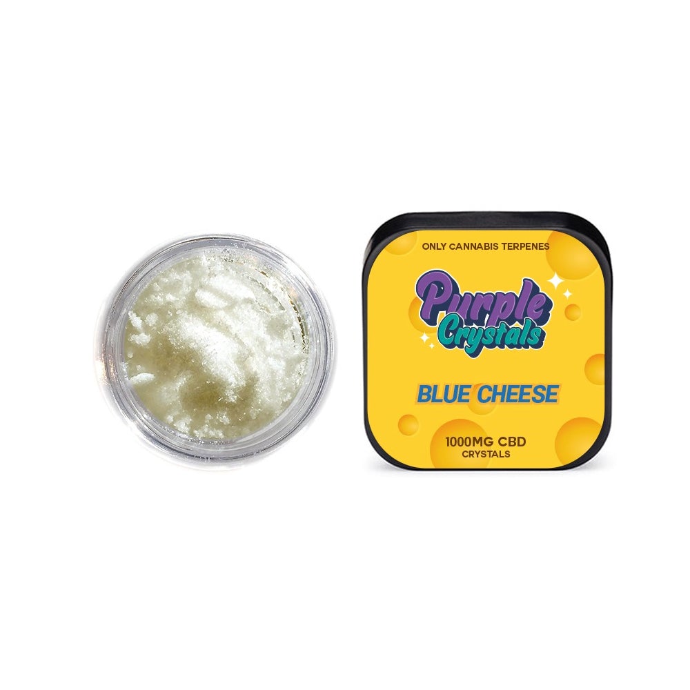 Purple Crystals by Purple Dank 1000mg CBD Crystals - Blue Cheese (BUY 1 GET 1 FREE) - Amount: 0.5g - SilverbackCBD