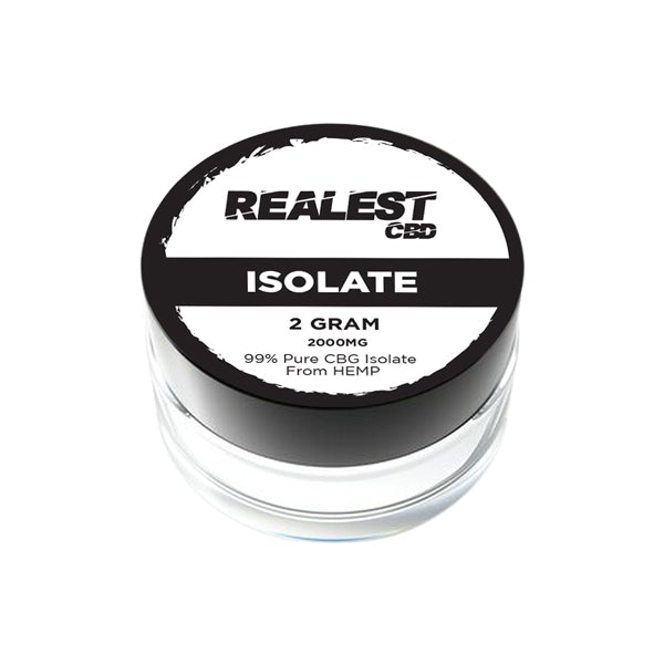 Realest CBD 2000mg CBG Isolate (BUY 1 GET 1 FREE) - SilverbackCBD