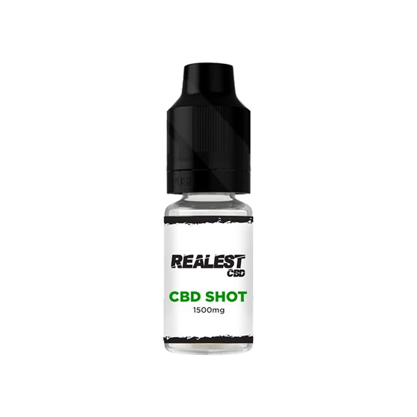 Realest CBD 1500mg CBD E-Liquid Booster Shot 10ml (BUY 1 GET 1 FREE) - SilverbackCBD