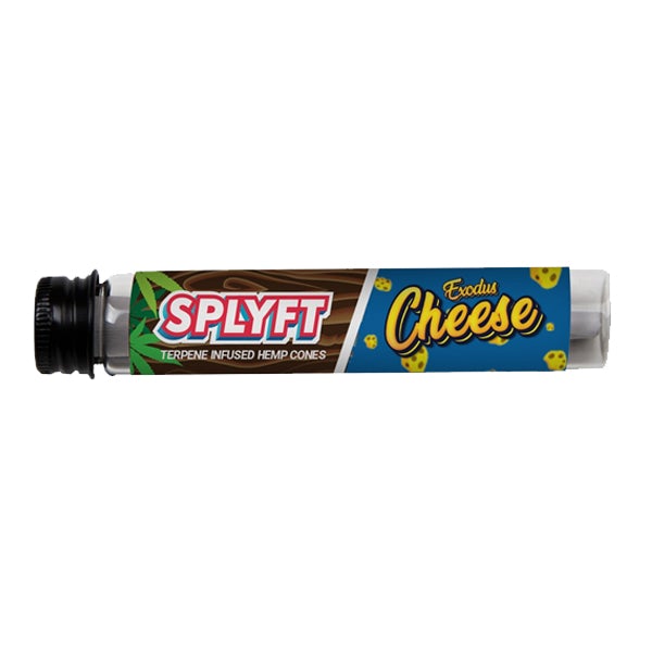 SPLYFT Cannabis Terpene Infused Hemp Blunt Cones – Exodus Cheese (BUY 1 GET 1 FREE) - Amount: x15 (Display Box) - SilverbackCBD