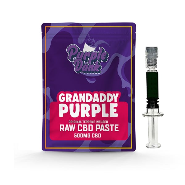 Purple Dank 1000mg CBD Raw Paste with Natural Terpenes - Grandaddy Purple (BUY 1 GET 1 FREE) - Amount: 0.5g - SilverbackCBD