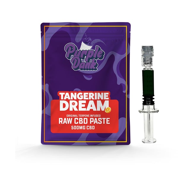 Purple Dank 1000mg CBD Raw Paste with Natural Terpenes - Tangerine Dream (BUY 1 GET 1 FREE) - Amount: 0.5g - SilverbackCBD