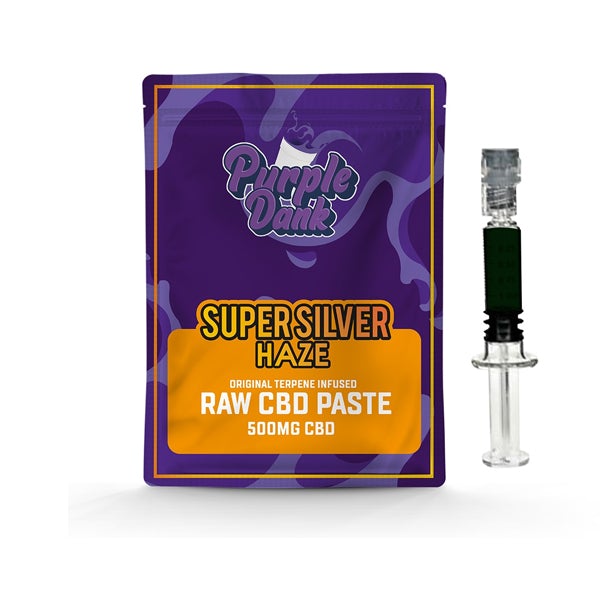 Purple Dank 1000mg CBD Raw Paste with Natural Terpenes - Super Silver Haze (BUY 1 GET 1 FREE) - Amount: 0.5g - SilverbackCBD