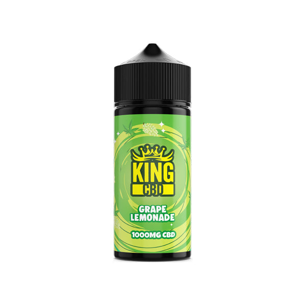 King CBD 1000mg CBD E-liquid 120ml (BUY 1 GET 1 FREE) - Flavour: Juicy Peach