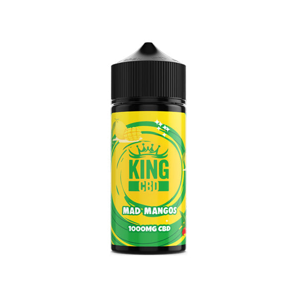 King CBD 1000mg CBD E-liquid 120ml (BUY 1 GET 1 FREE) - Flavour: Juicy Peach