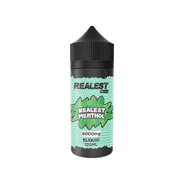 Realest CBD 6000mg Broad Spectrum CBD E-Liquid 100ml (BUY 1 GET 1 FREE) - Flavour: Blue Razz Candy