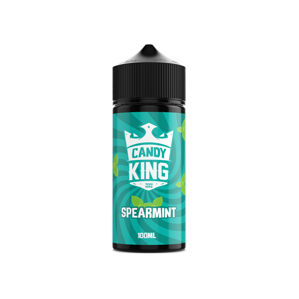 Candy King 100ml Shortfill 0mg (70VG-30PG) - Flavour: Spearmint