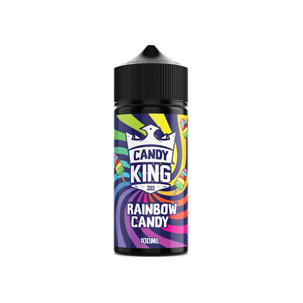 Candy King 100ml Shortfill 0mg (70VG-30PG) - Flavour: Spearmint