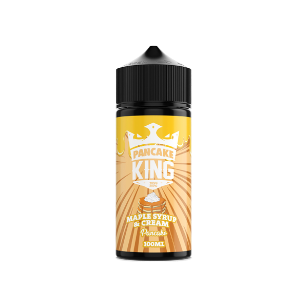 Pancake King 100ml Shortfill 0mg (70VG-30PG) - Flavour: Strawberry Buttercream Pancake