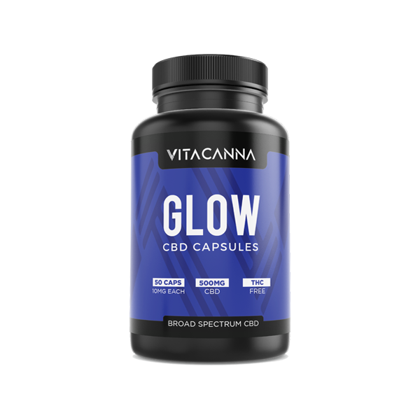 Vitacanna 500mg Broad Spectrum CBD Vegan Capsules - 50 Caps - Flavour: Repair