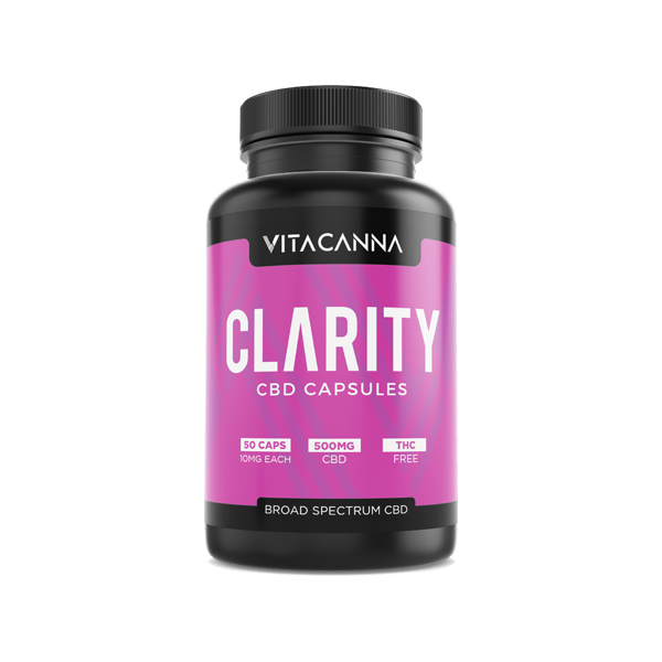 Vitacanna 500mg Broad Spectrum CBD Vegan Capsules - 50 Caps - Flavour: Repair
