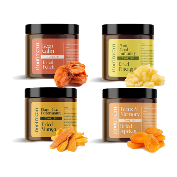 Nootrocan 750mg Full Spectrum CBD Nootropic Dried Fruits - 300g - Flavour: Keep Calm