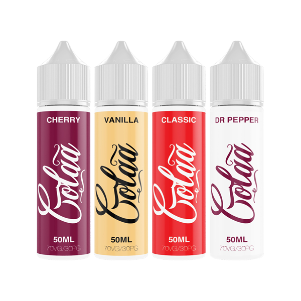 Colaa 50ml Shortfill 0mg (70VG-30PG) - Flavour: Peach & Quantity: x1