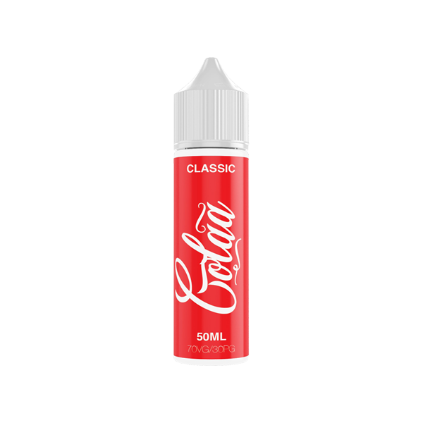 Colaa 50ml Shortfill 0mg (70VG-30PG) - Flavour: Peach & Quantity: x1